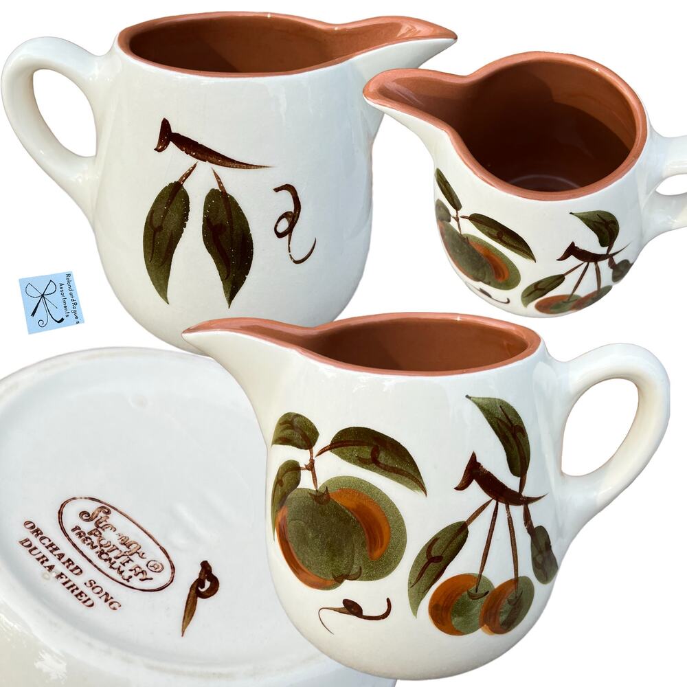 Stangl Pottery Orchard Song Pitcher Planter